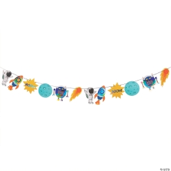 Space Party 6 Foot Banner